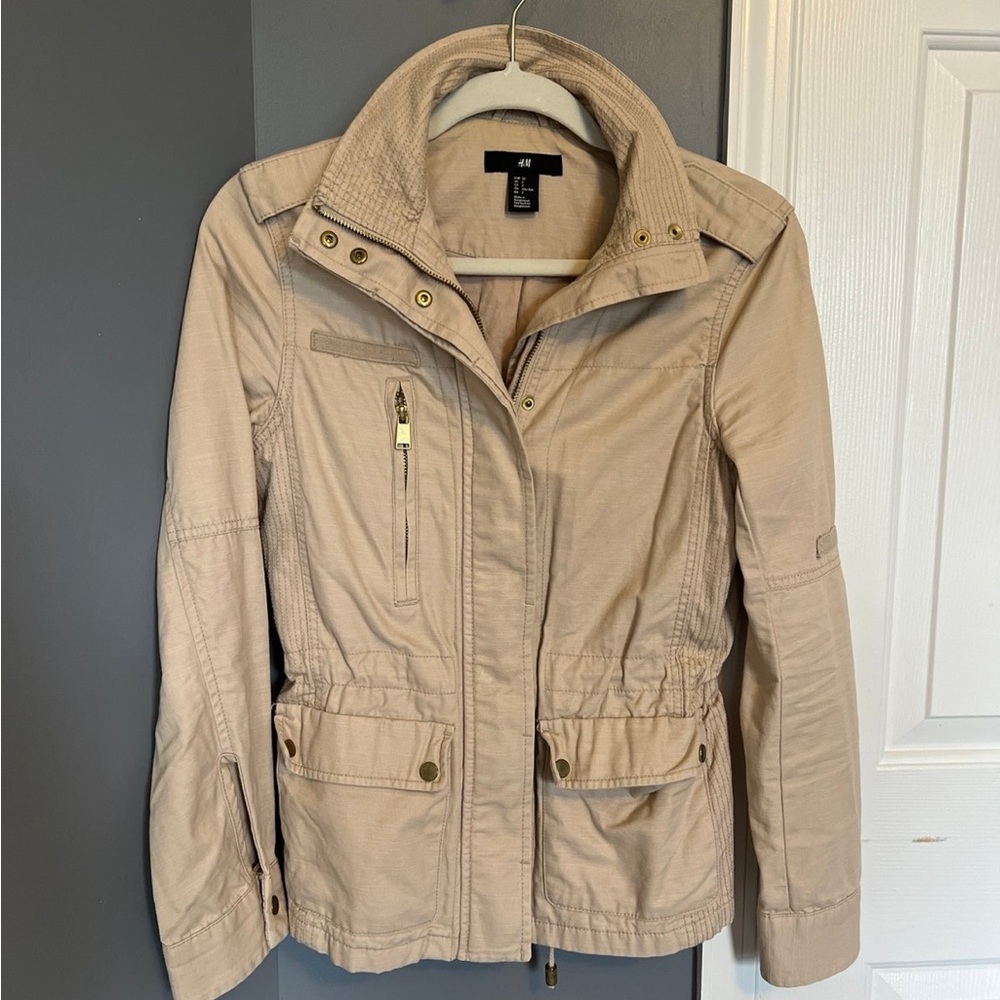 Khaki cargo jacket